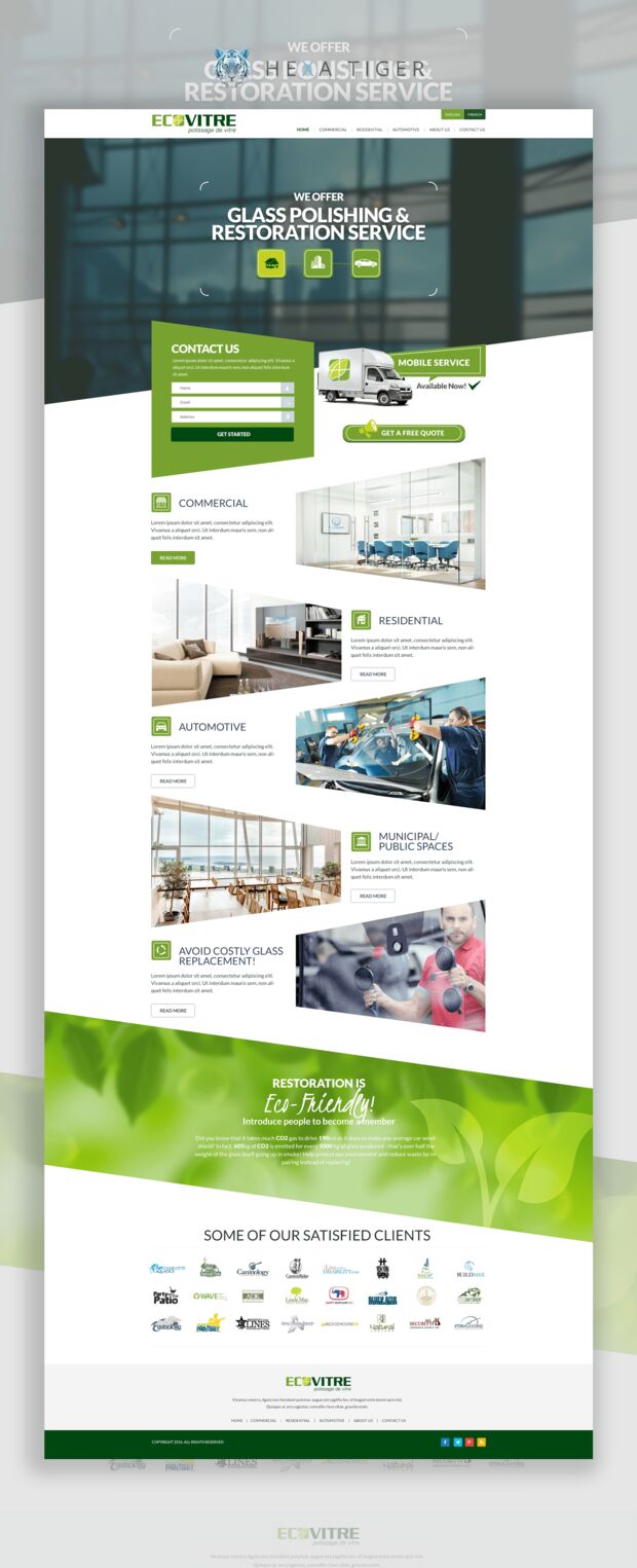 Eco Vitre website