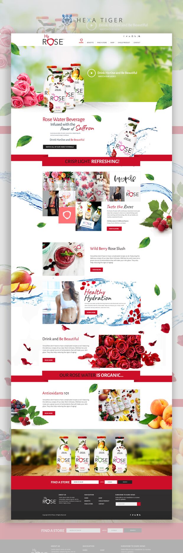 H2Rose website