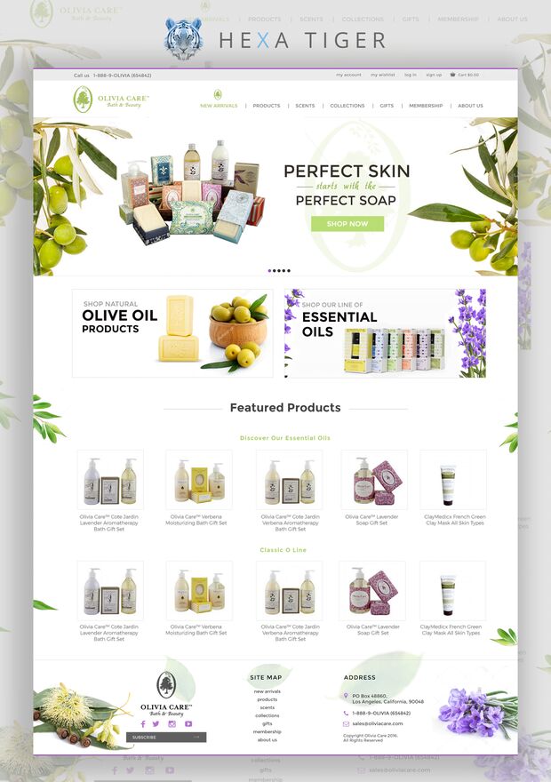 Olivia Care website