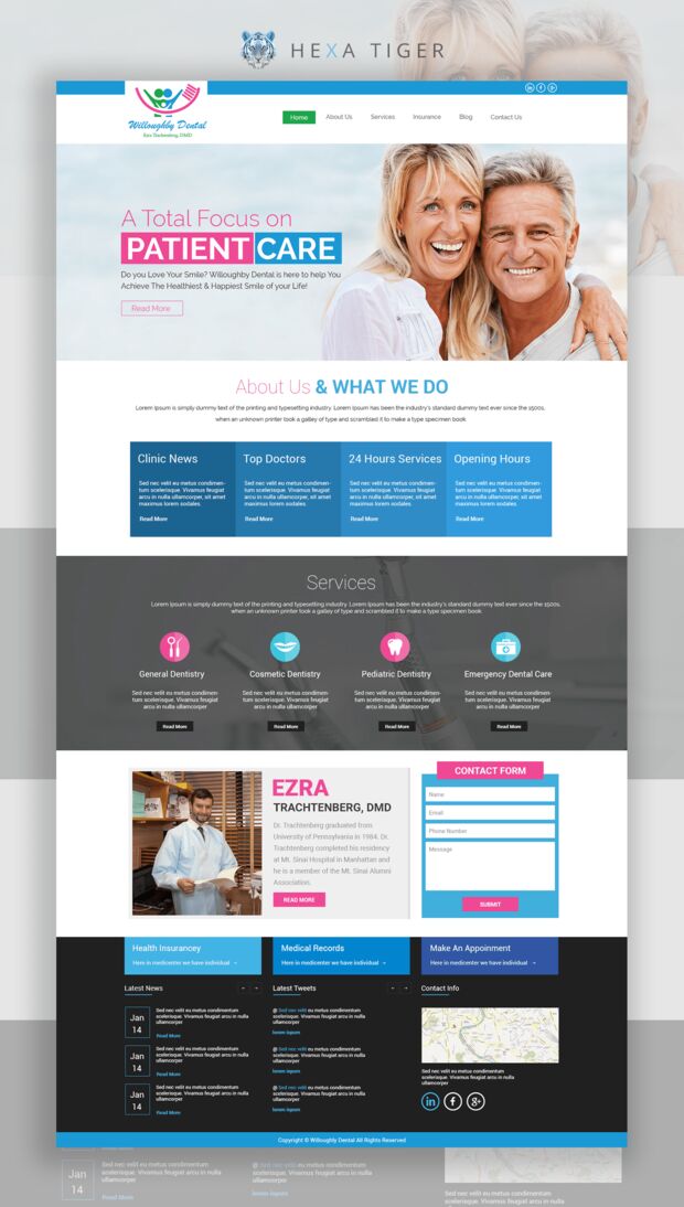 Editorial website build