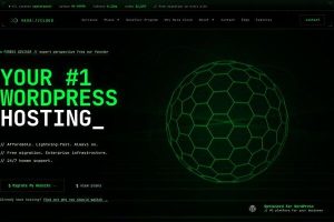 The Hexa Cloud Services hosting homepage